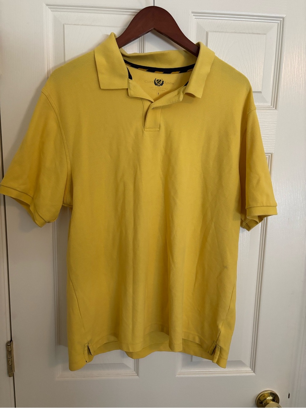 Club Room Yellow Men's Polo Shirt